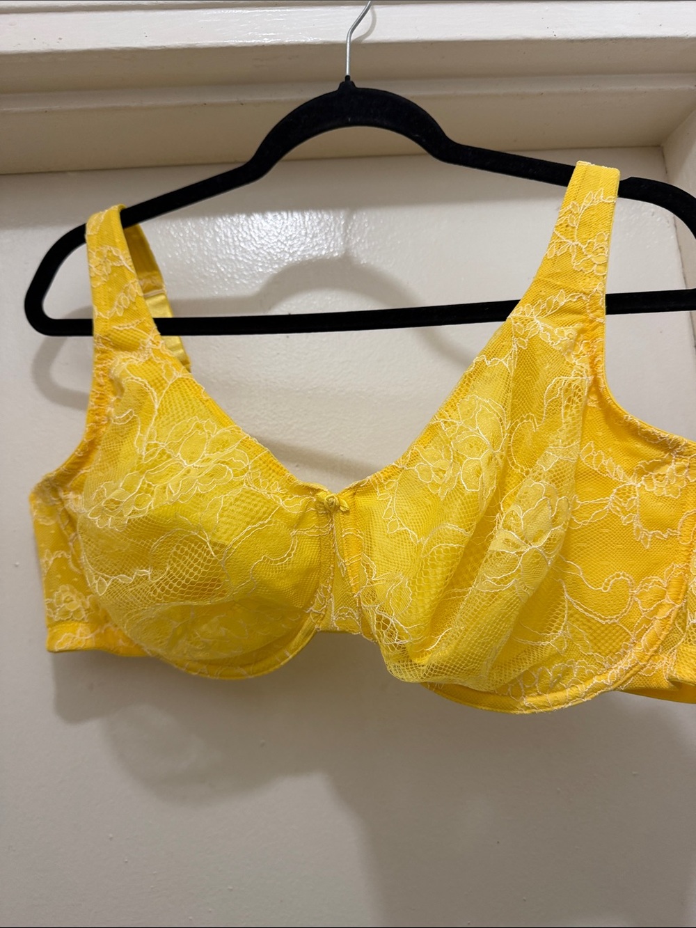Yellow Lace Underwire Bra - Women Intimates & Sleepwear